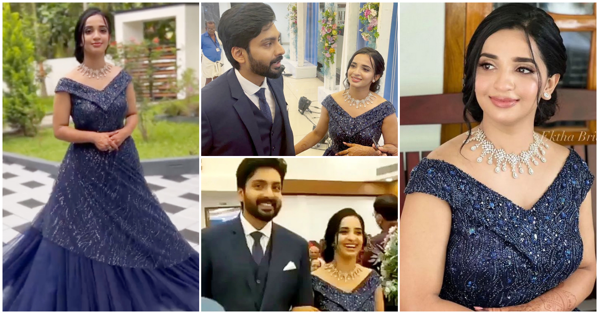 Malavika Thejas Wedding Reception Viral Video Malayalam