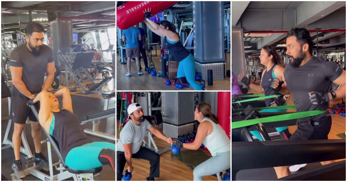 Surya And Jyotika Workout Video Viral
