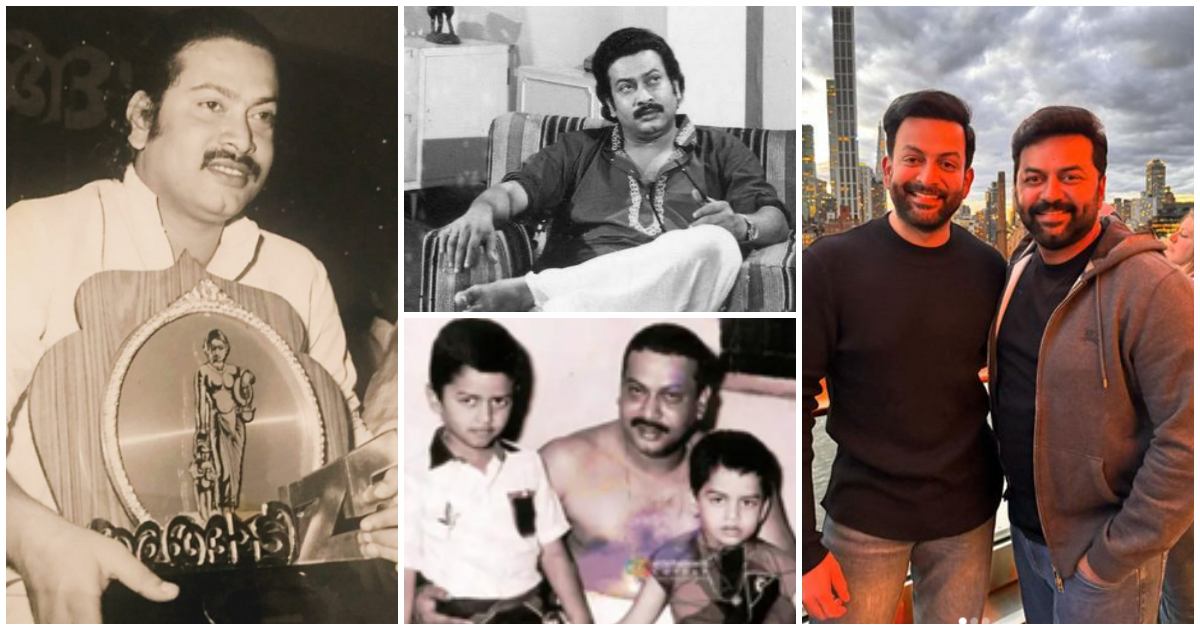 Prithviraj Indrajith Tributes to their Father Sukumaran