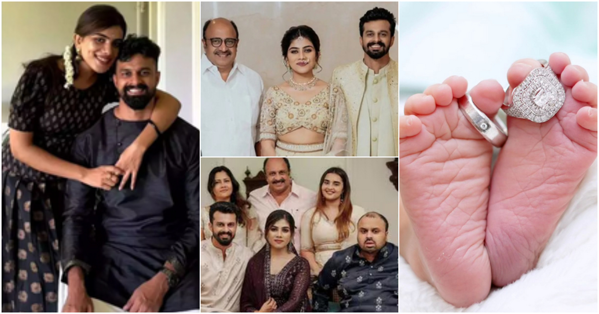 Actor Sidhique Son Shaheen And Amritha Blessed With Baby Girl Dua Shaheen