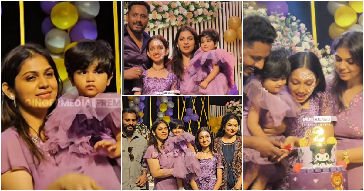 Anjali Nair Daughter Birthday Celebration