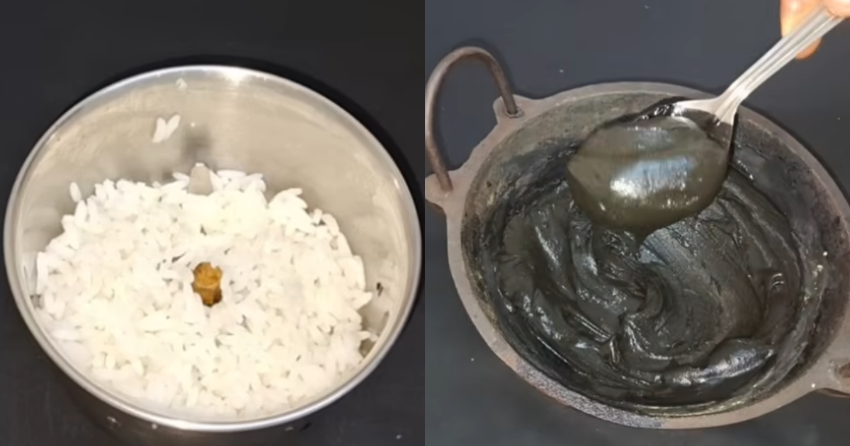 HAIR DYE USING RICE