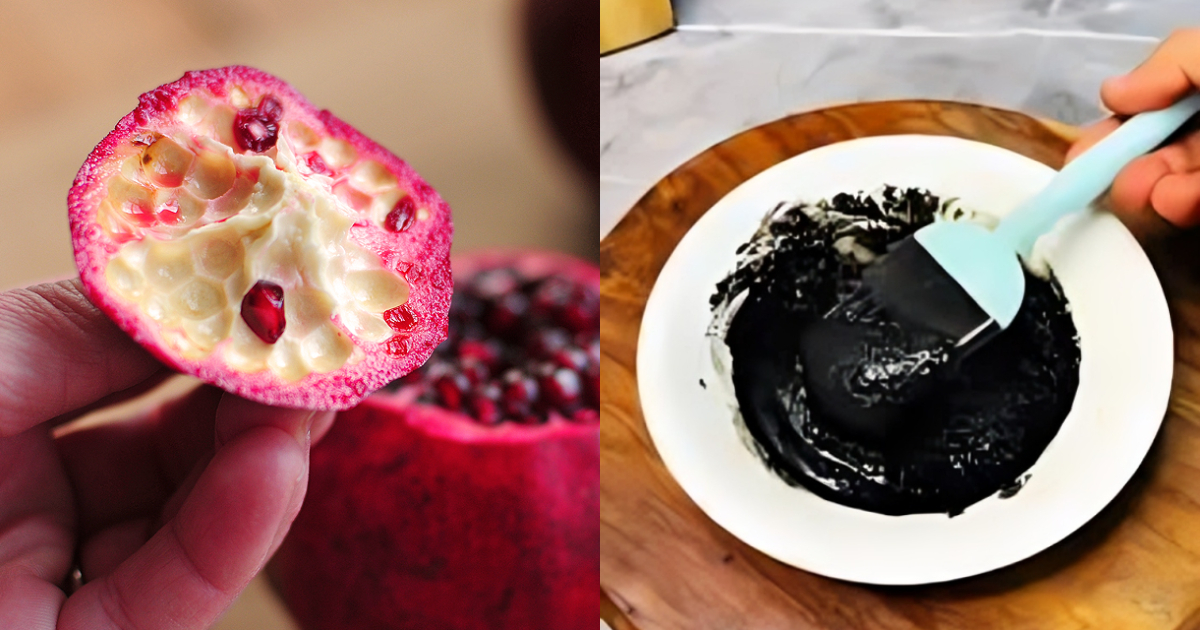 Natural-Hair-Dye-Using-Pomegranate-